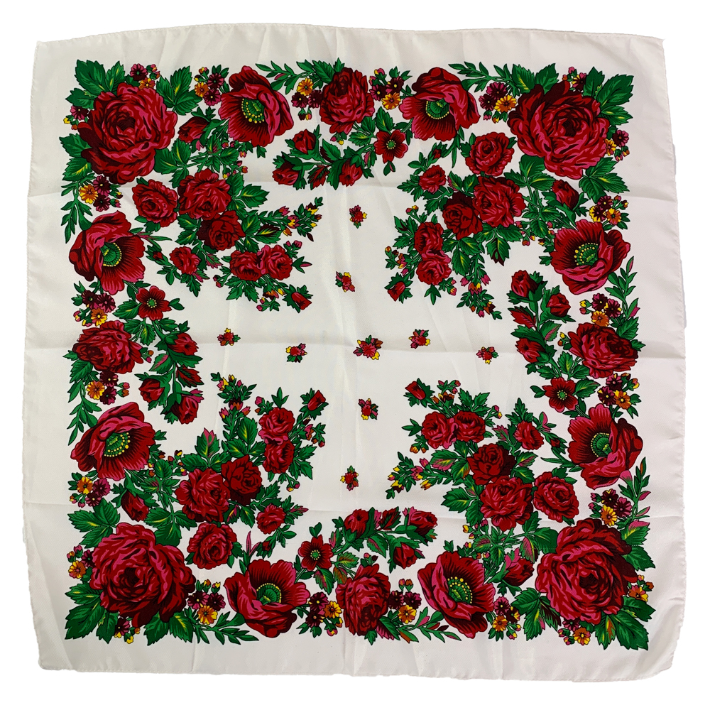 Bandana Cotton - 70*70cm Russian National Square Scarf Women