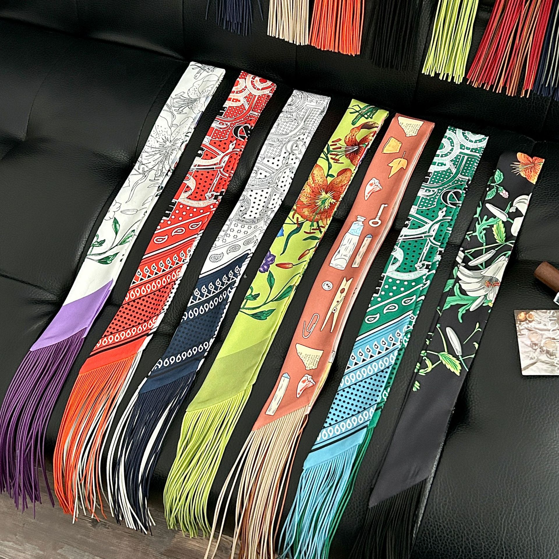 Luxury Tassel Skinny Scarf for - Face Scarf Mask recension och pris