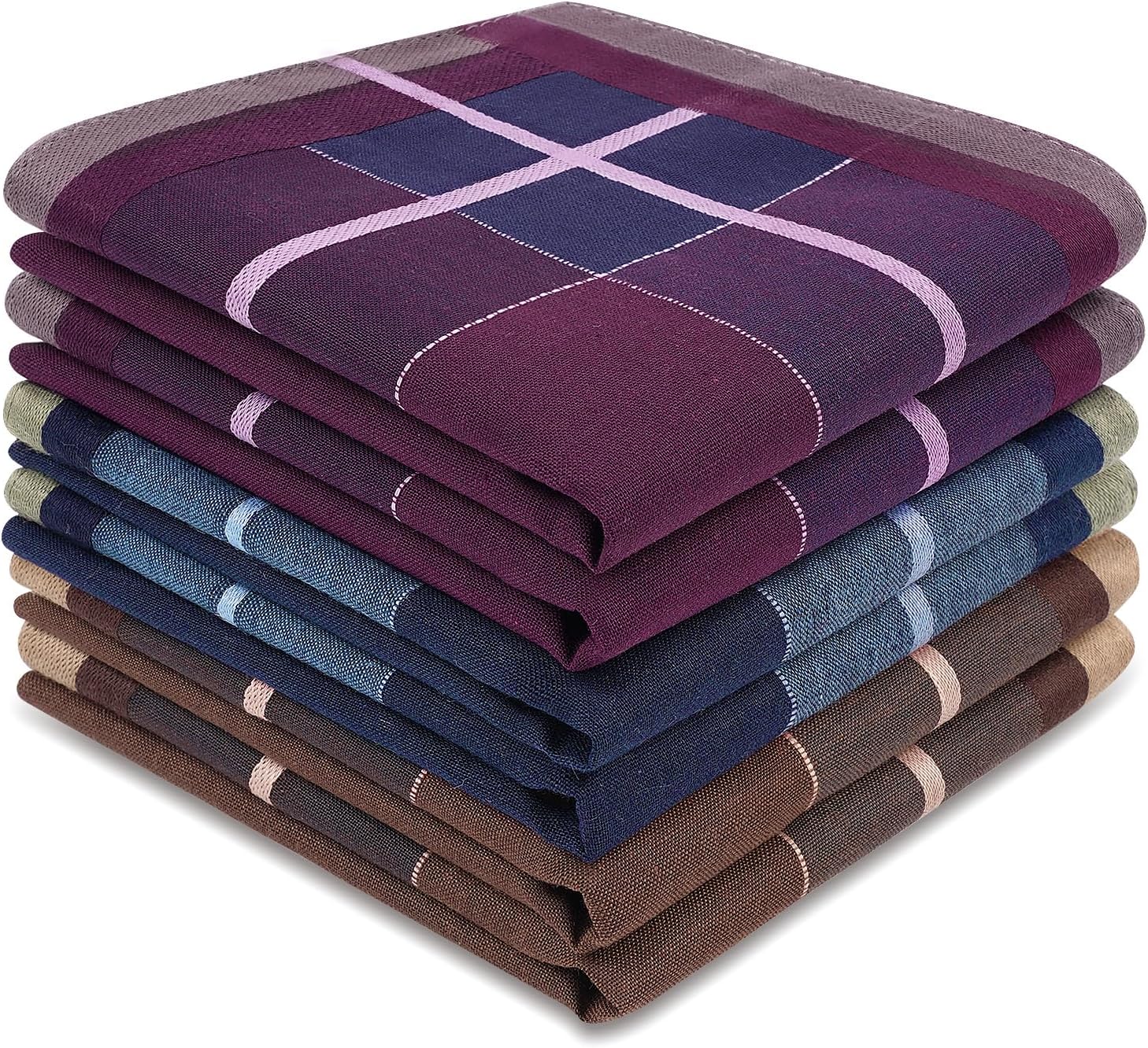 100% Cotton Handkerchiefs for  - Handkerchief Cotton Men recension och pris