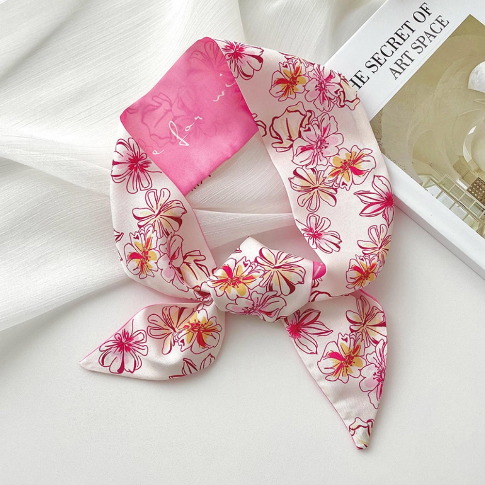 2-6pcs/set Silk Satin Scarf Wo - Ascot Neck Scarf recension och pris