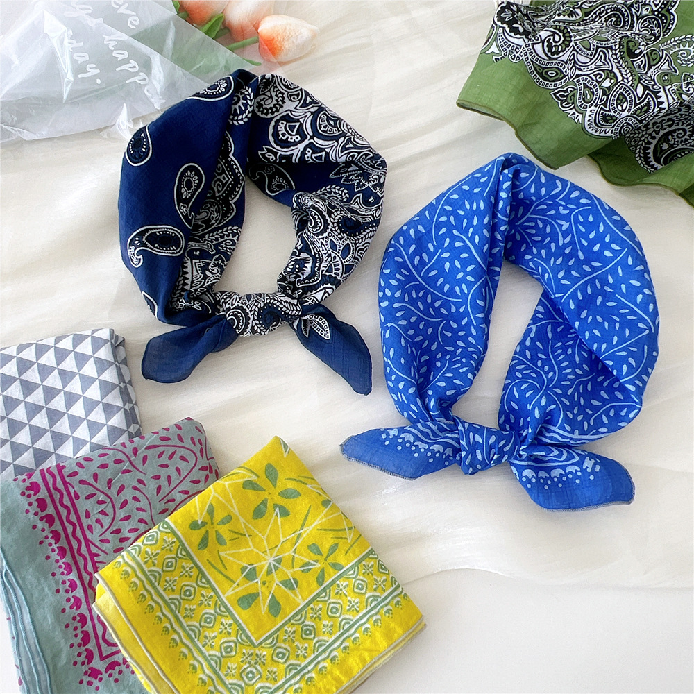 Luxury Floral Print Cotton Lin - Bandana Cotton recension och pris