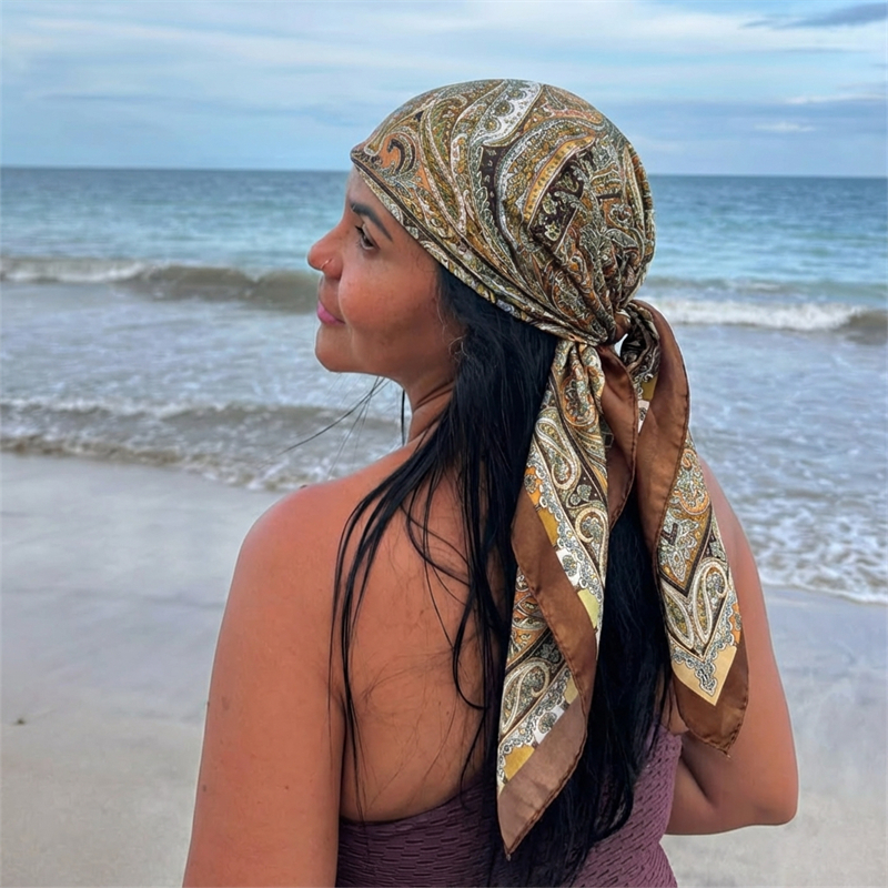 Women Spring Summer Square Sca - Silk Neck Scarf recension och pris
