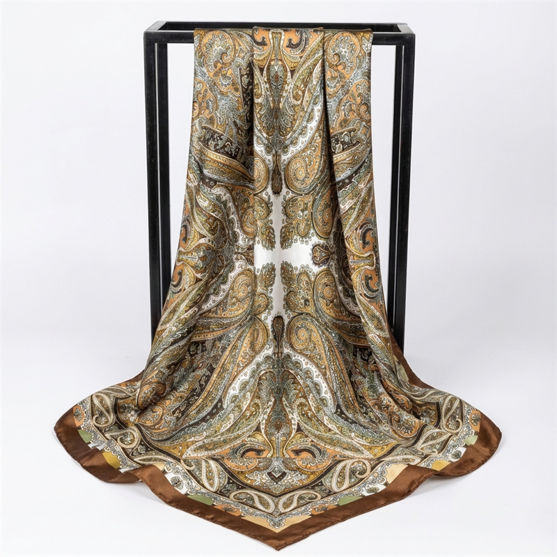 Women Spring Summer Square Sca - Silk Neck Scarf recension och pris