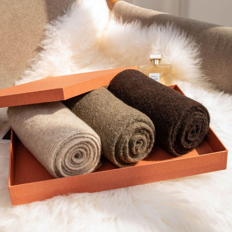 Korean Style Classic Woolen Sc - Muffler Men Wool recension och pris