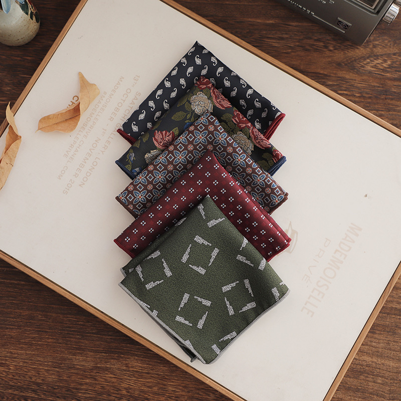 23cm New Design Mens Green Bro - Pocket Square Set recension och pris