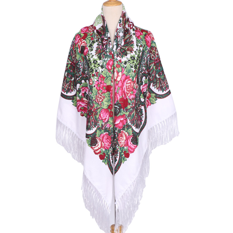 160*160cm Ethnic Large Square  - Woven Scarf Blanket recension och pris