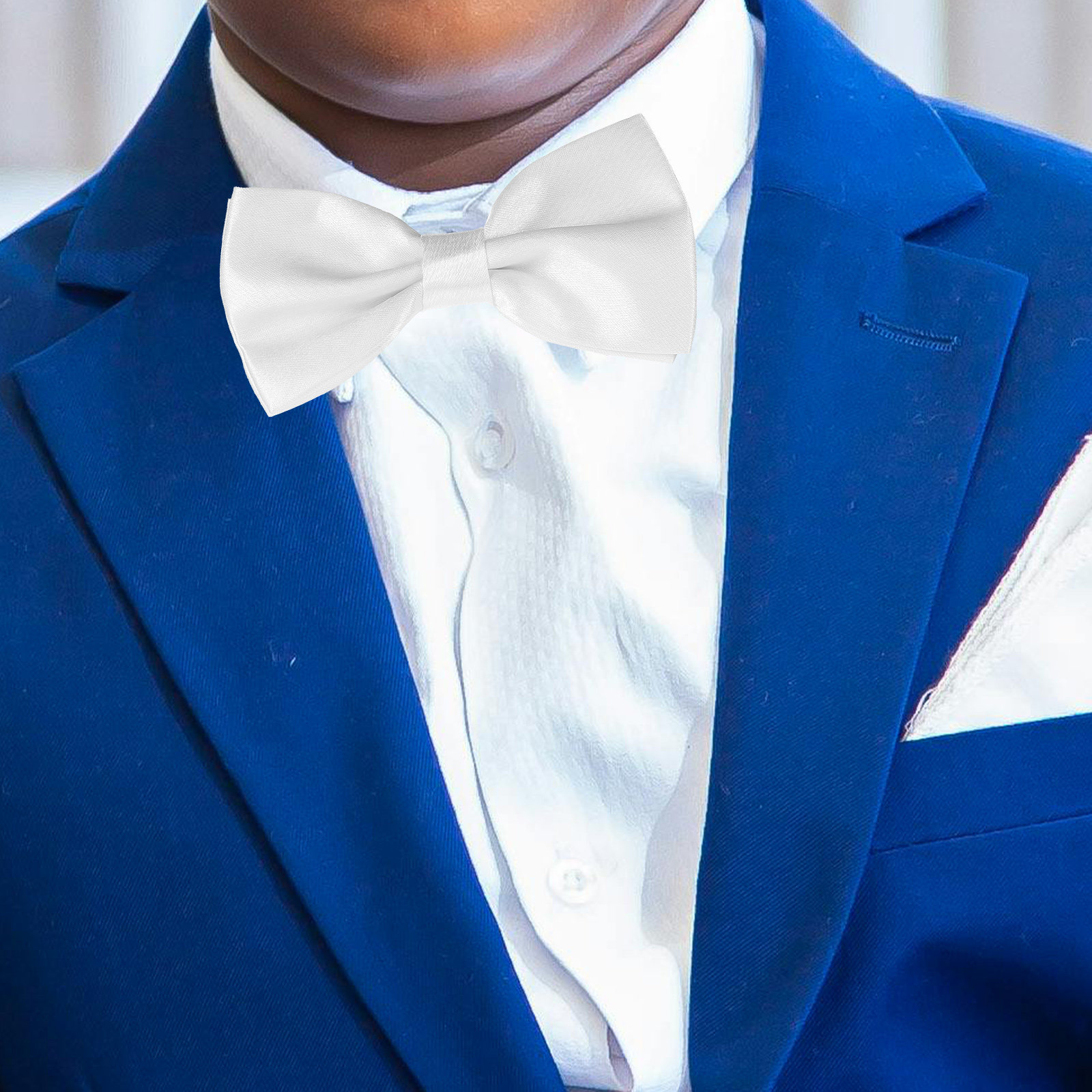 1Set Groom Bow Tie Handkerchie - Bow Tie Pre Tied recension och pris