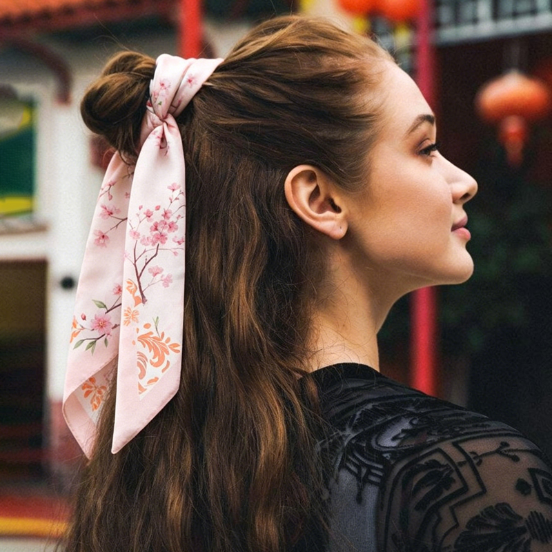Fashion Women Silk Satin Skinn - Silk Neck Scarf recension och pris