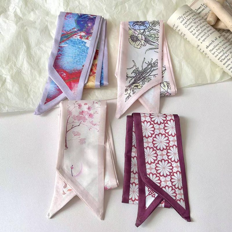 Fashion Women Silk Satin Skinn - Silk Neck Scarf recension och pris