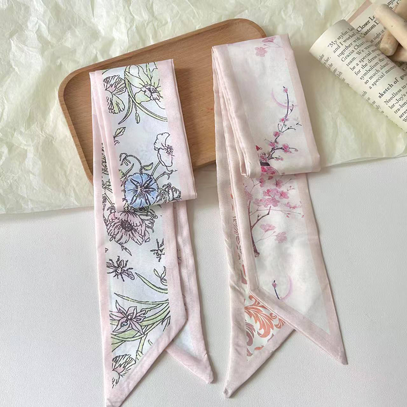 Fashion Women Silk Satin Skinn - Silk Neck Scarf recension och pris