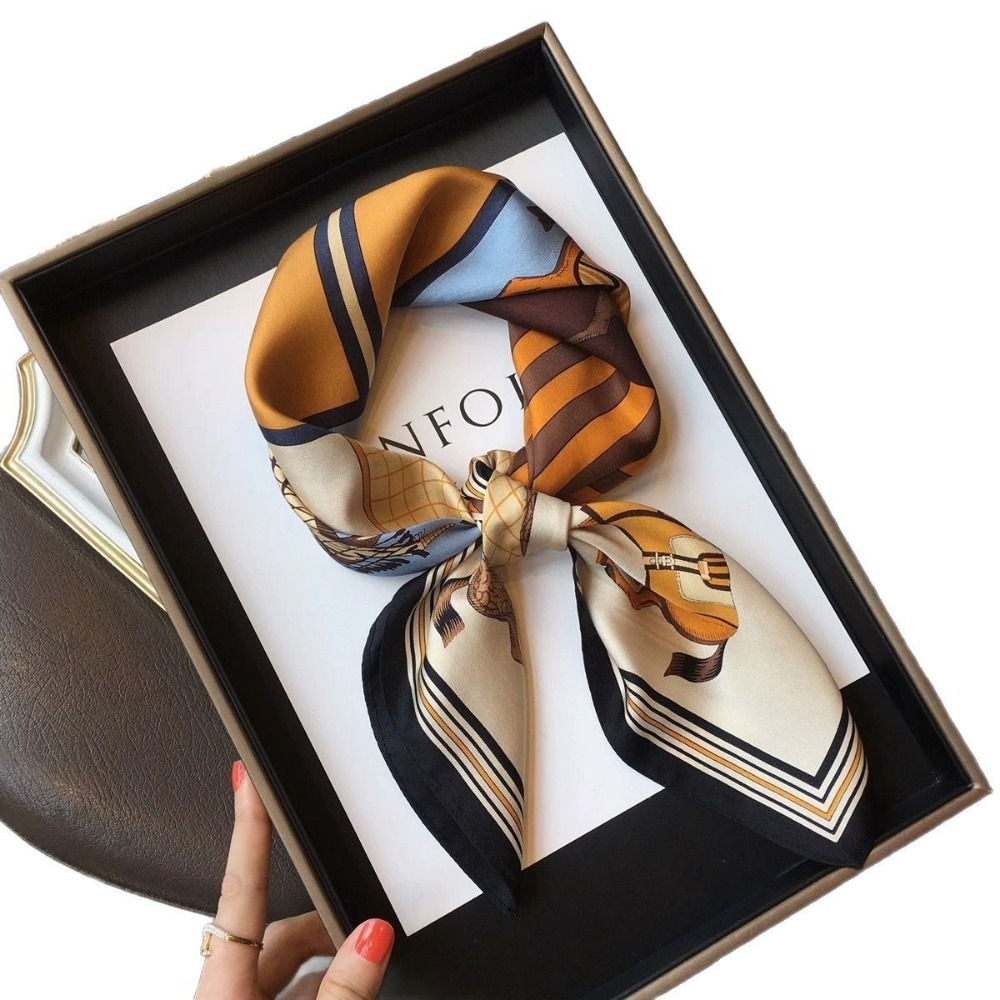 Fashion Satin Square Scarf for - Silk Neck Scarf recension och pris