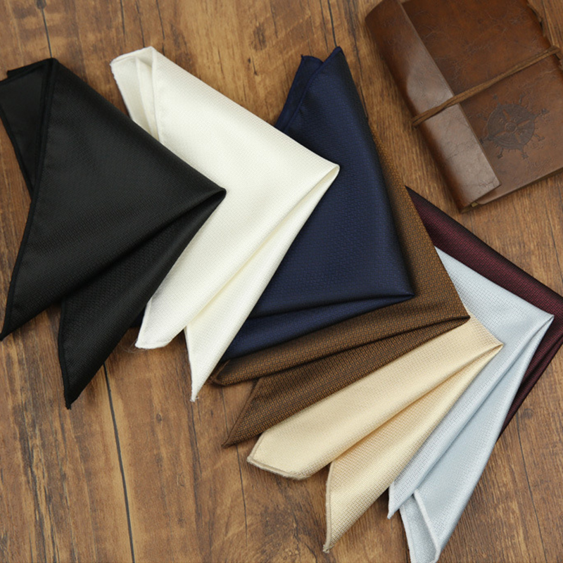 24cm Classic Solid Color White - Pocket Square Set recension och pris