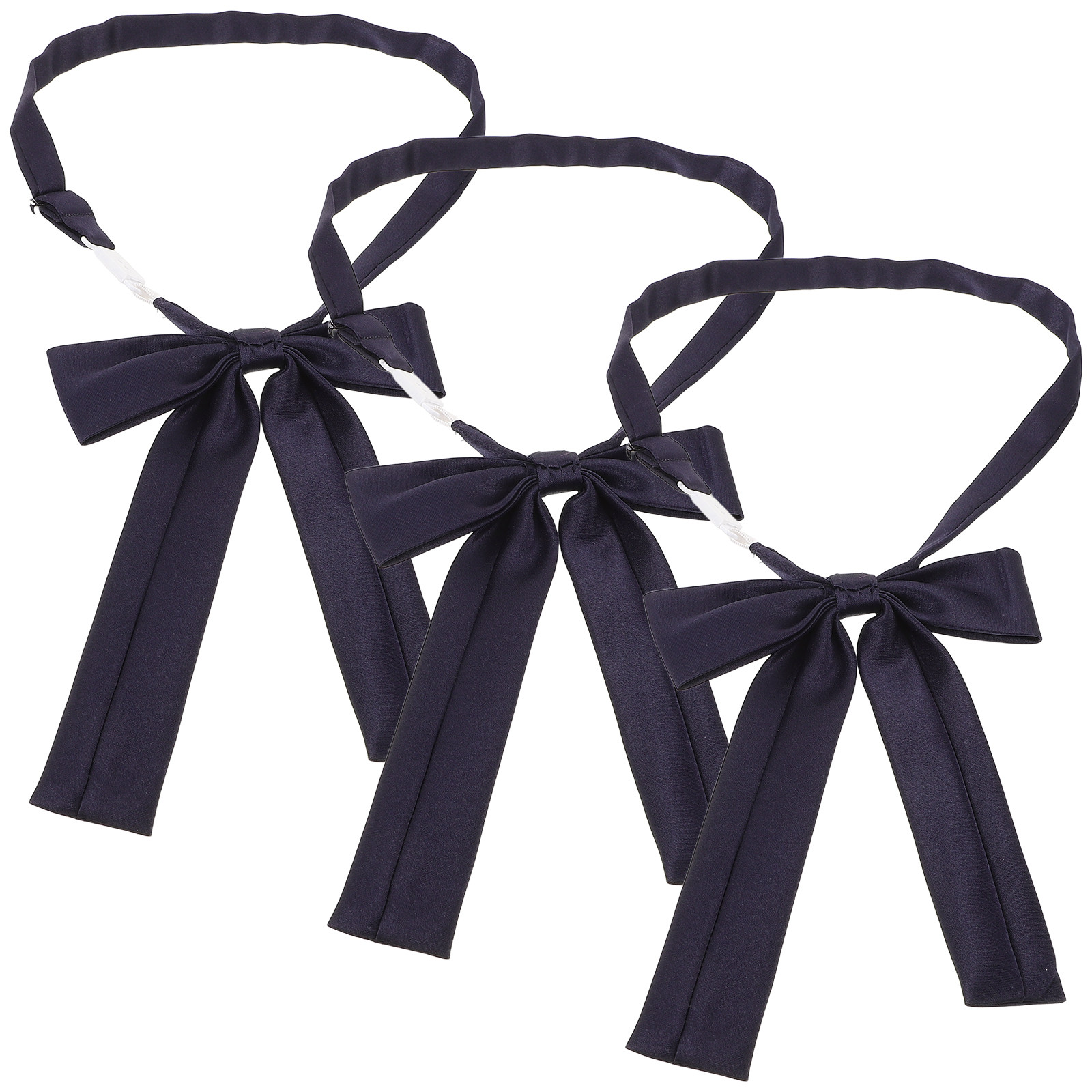 3Pcs Navy Bow Tie Set Women Pr - Bow Tie Pre Tied recension och pris