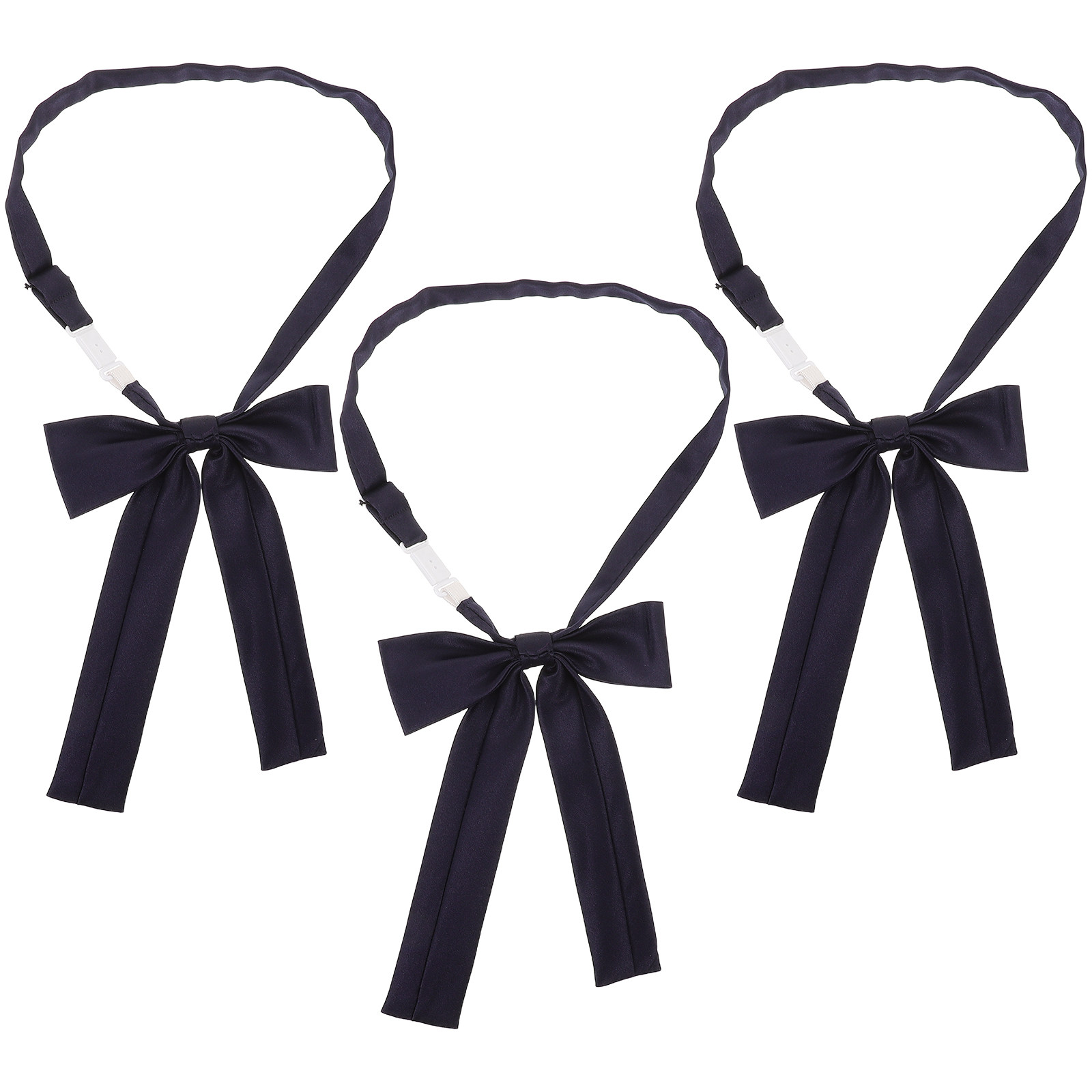 3Pcs Navy Bow Tie Set Women Pr - Bow Tie Pre Tied recension och pris