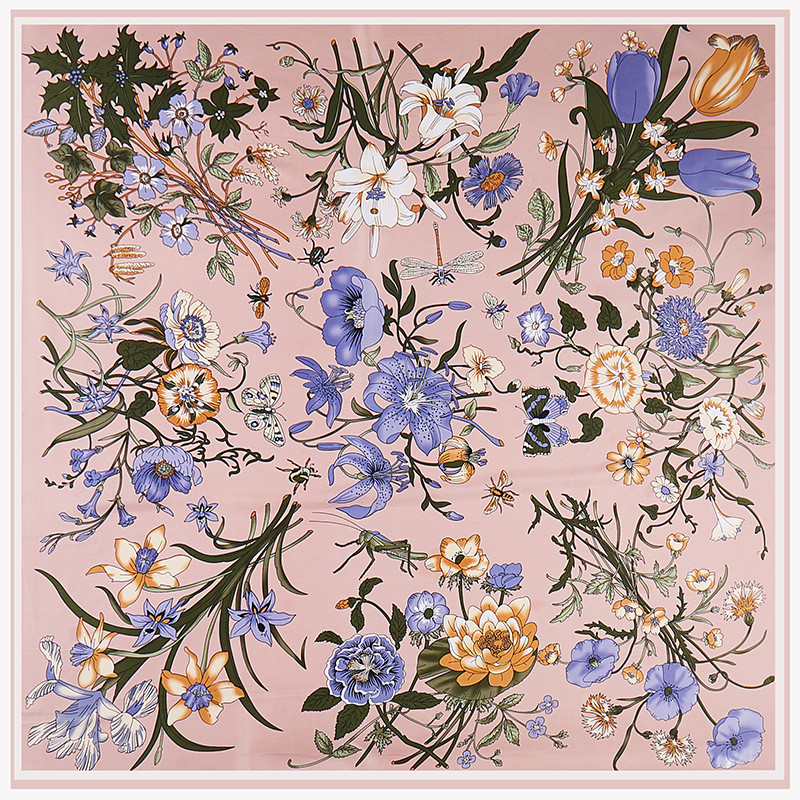 POBING Twill Silk Scarf Women  - Scarf Silk Square recension och pris