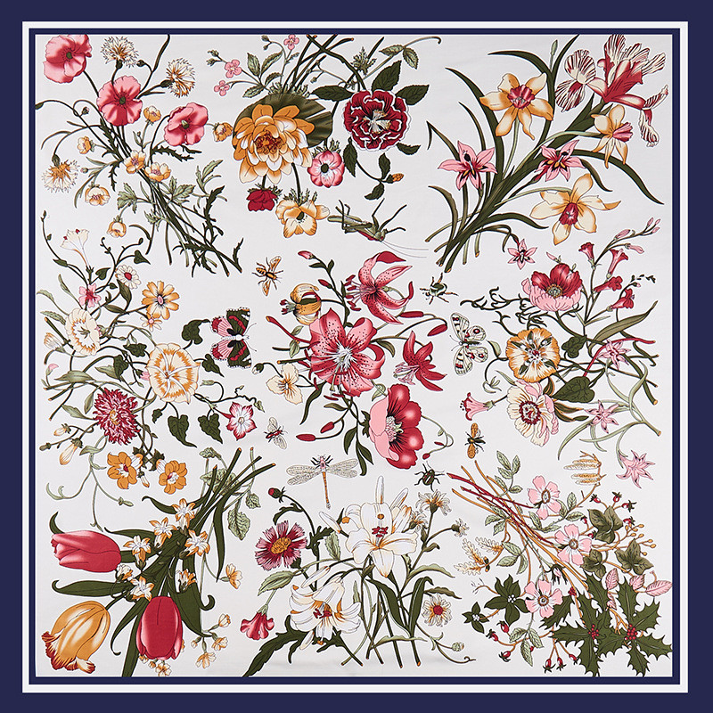 POBING Twill Silk Scarf Women  - Scarf Silk Square recension och pris