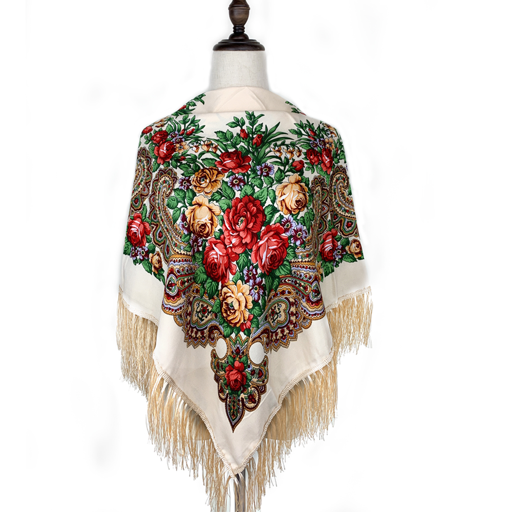 115*115cm Luxury Floral Print  - Bandana Cotton recension och pris
