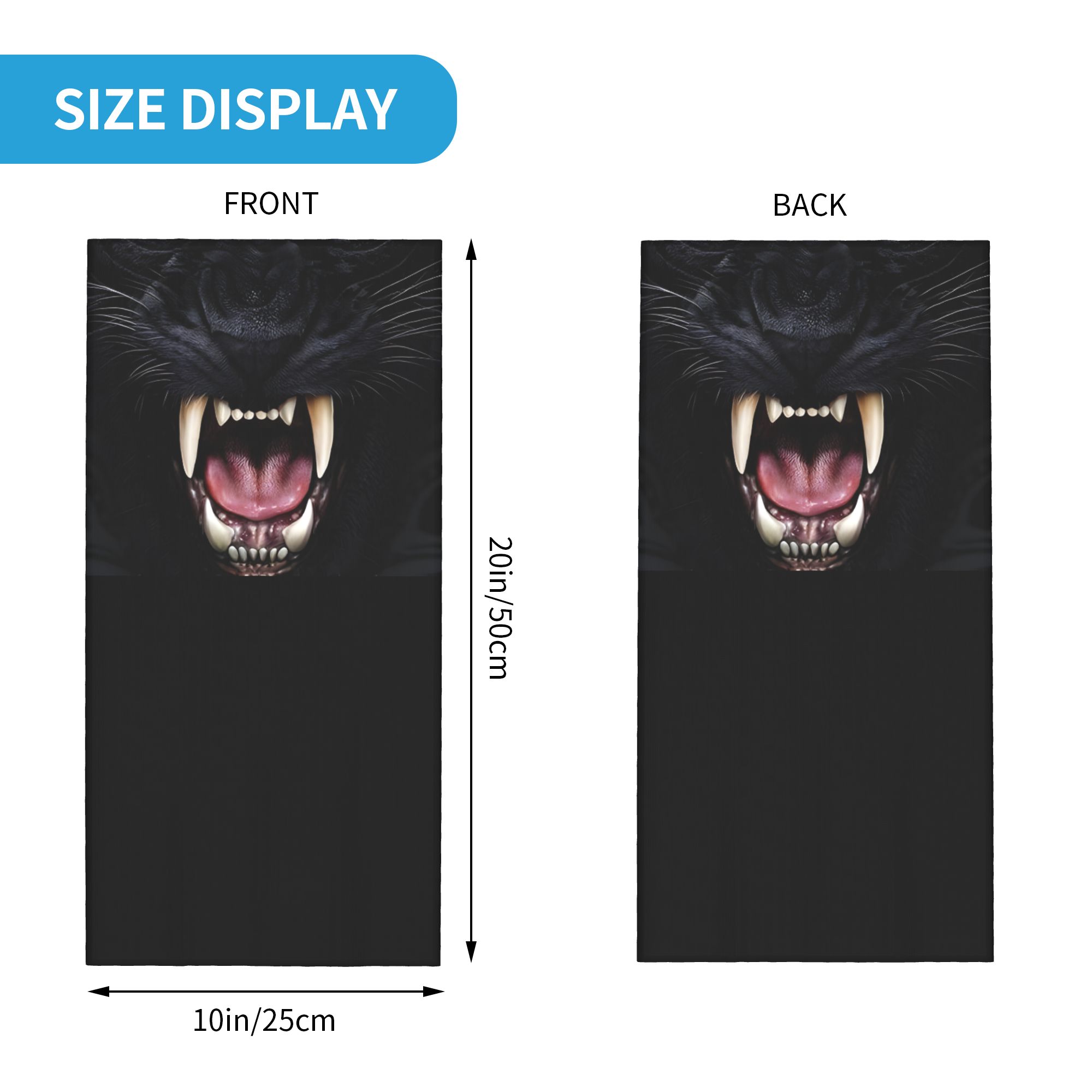 Custom Black Panther Animal He - Neck Warmer Tube recension och pris