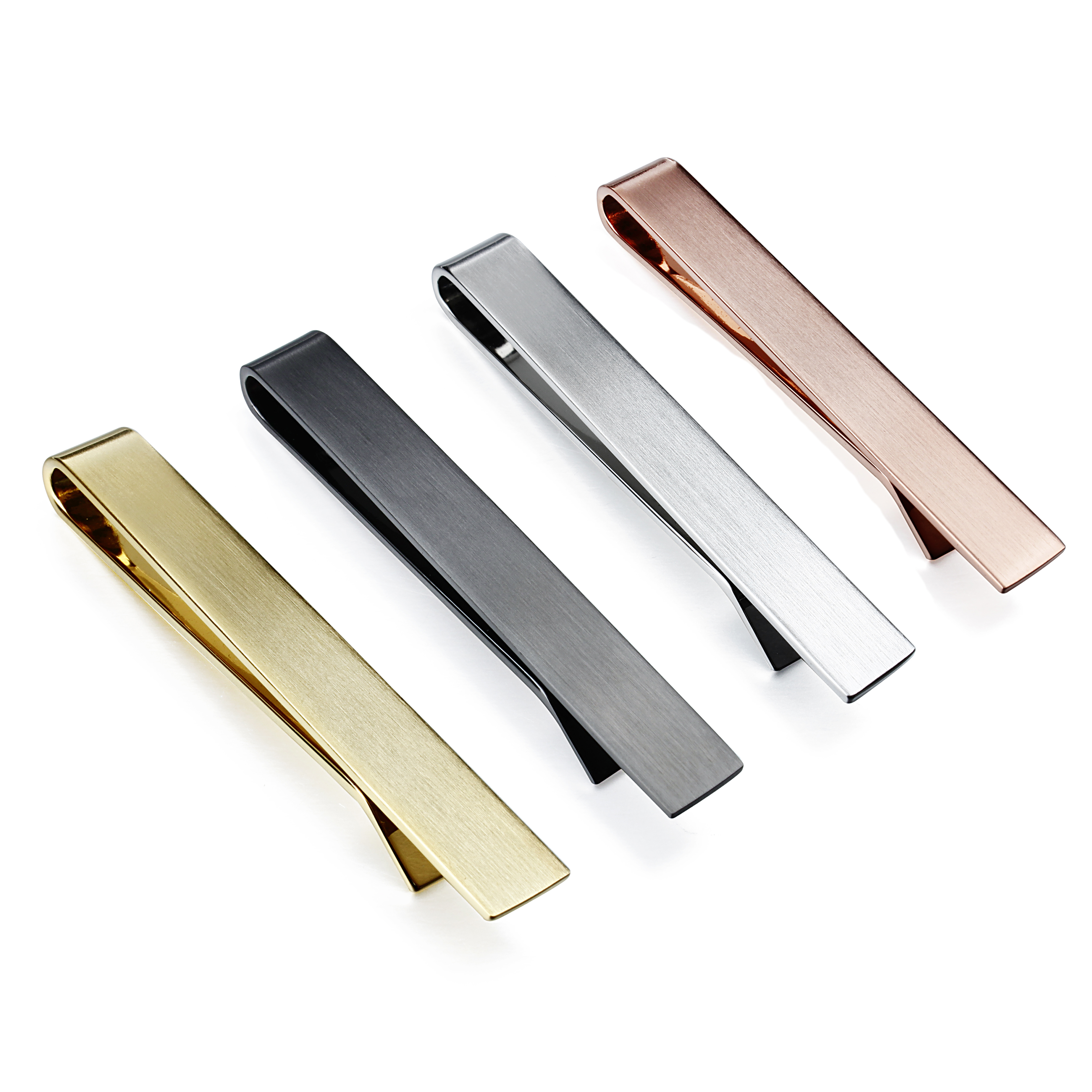 HAWSON 2 in shiny and brushTie - Tie Bar Set Gift recension och pris
