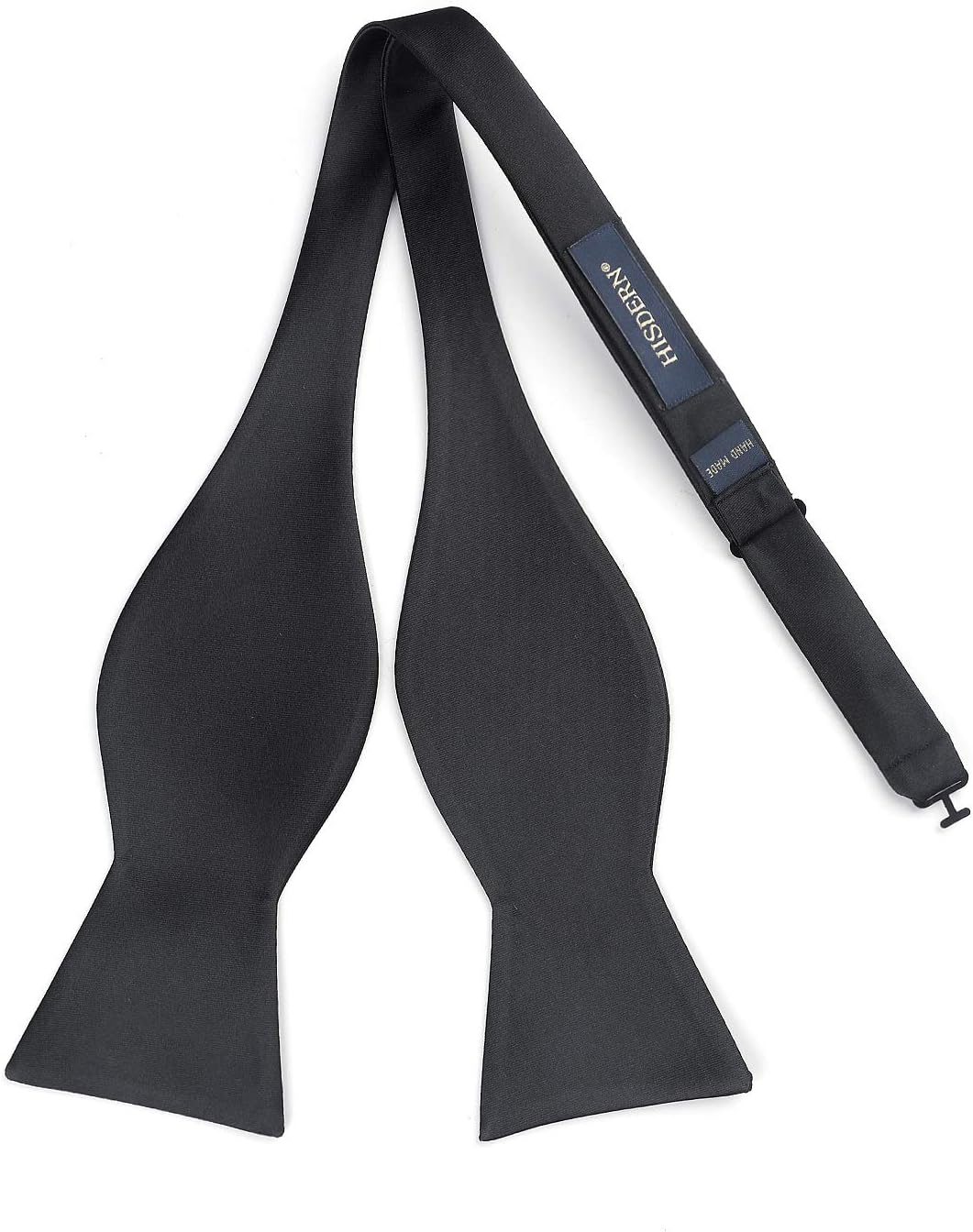 Solid Color Self Tie Bow Tie & - Pocket Square Set recension och pris