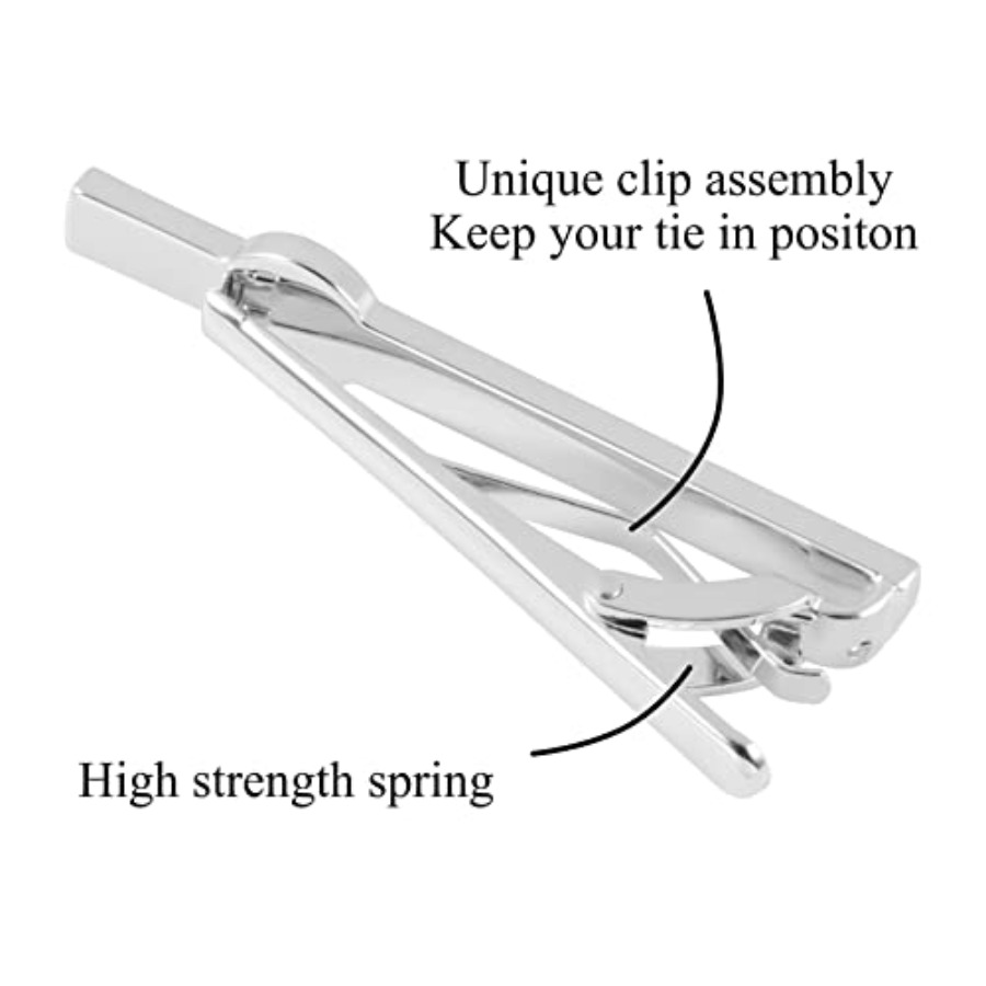 Tie Clips for Men 3Pcs Tie Bar - Tie Bar Set Gift recension och pris
