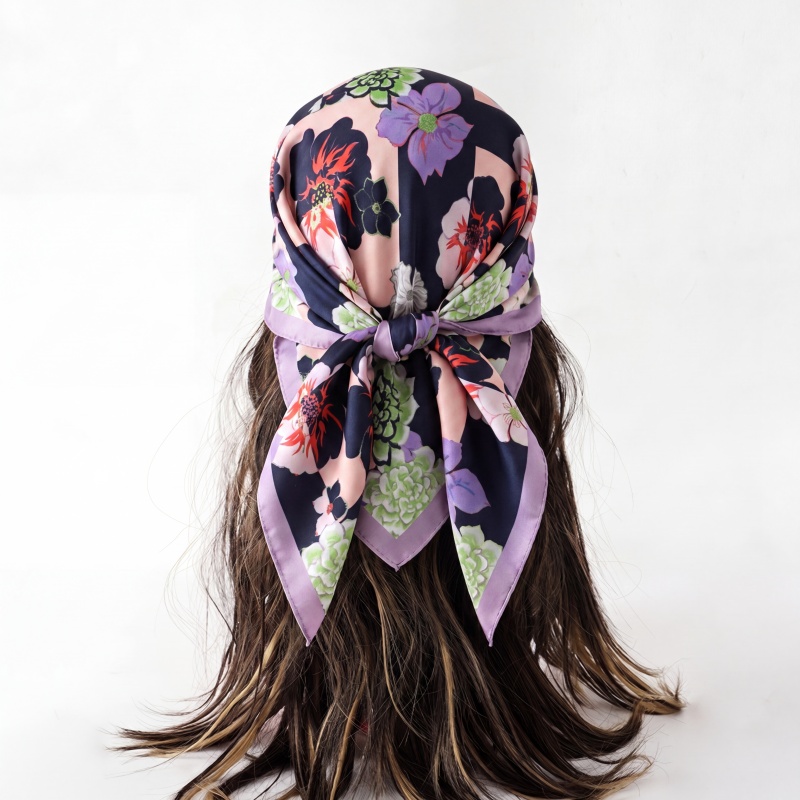 Print Silk Scarf Fashion Turba - Face Scarf Mask recension och pris