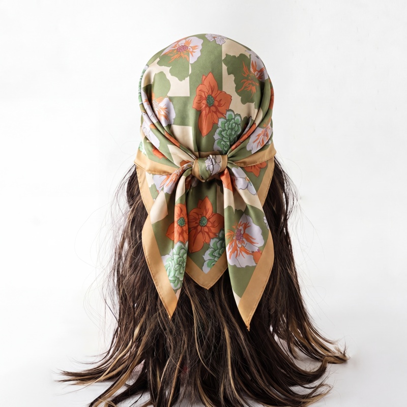 Print Silk Scarf Fashion Turba - Face Scarf Mask recension och pris