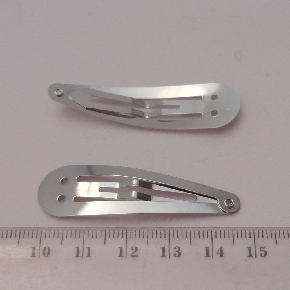 100PCS 5.0cm Silver Plain Meta - Tie Clip Silver recension och pris