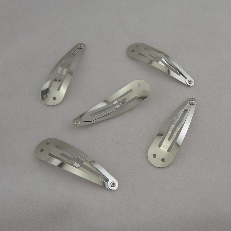 100PCS 5.0cm Silver Plain Meta - Tie Clip Silver recension och pris
