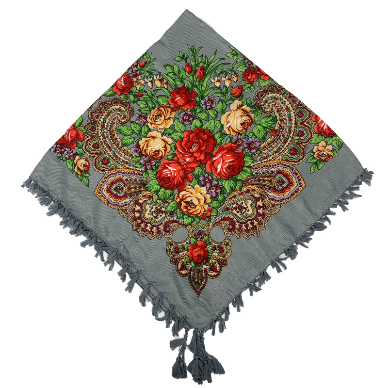 90*90cm WomenRussian Floral Sq - Bandana Cotton recension och pris