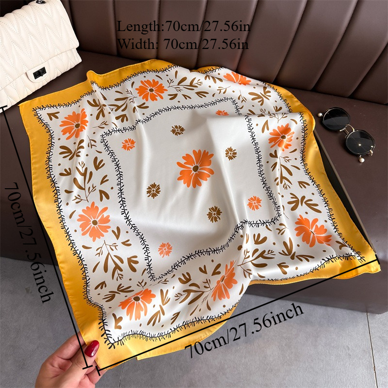 1Pc new printed fashion silk s - Silk Neck Scarf recension och pris