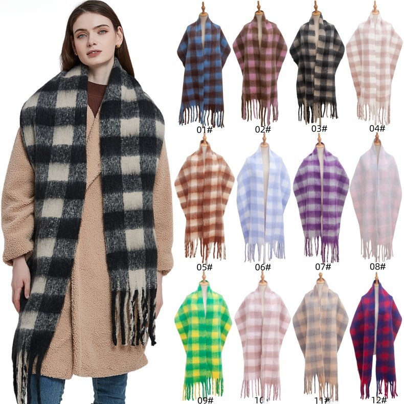Thick Tassel Scarf Shawl Women - Pashmina Wrap Large recension och pris