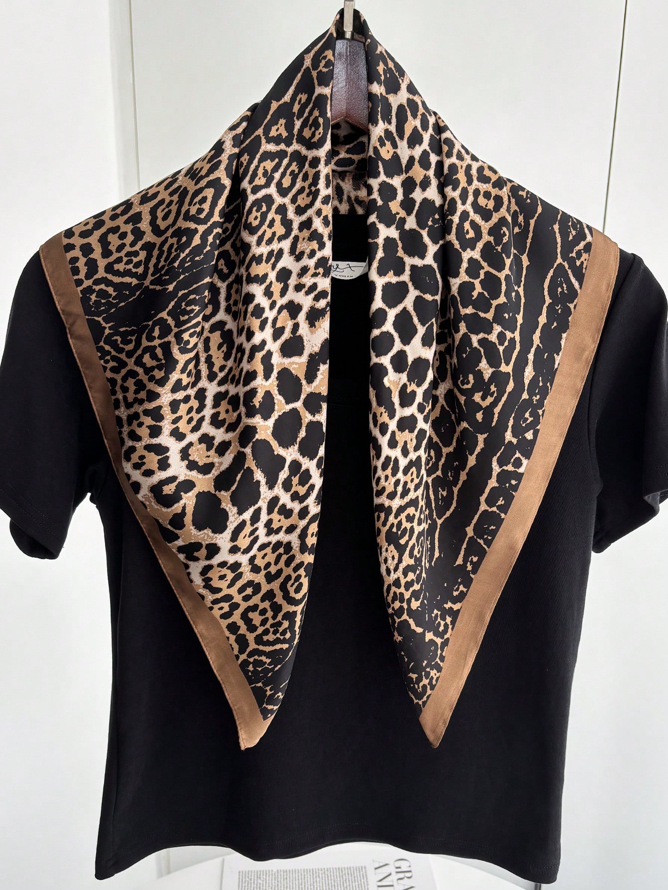 1pc Luxury Brand Leopard Print - Bandana Cotton recension och pris