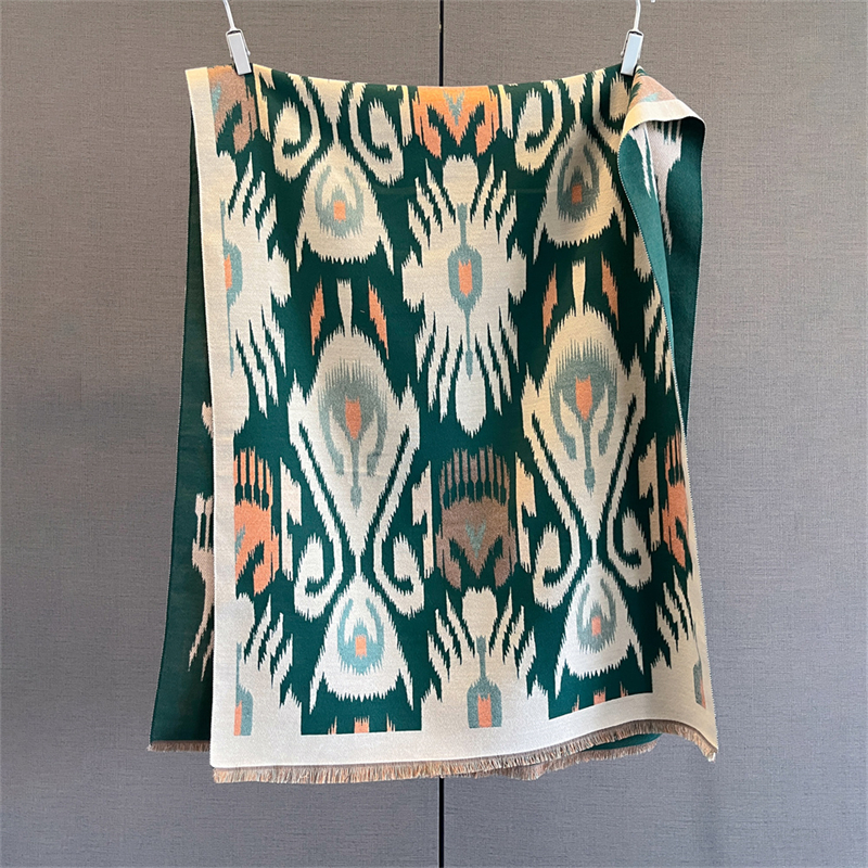 2025 Brand Warm Cashmere Ponch - Woven Scarf Blanket recension och pris