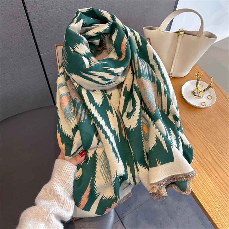 2025 Brand Warm Cashmere Ponch - Woven Scarf Blanket recension och pris