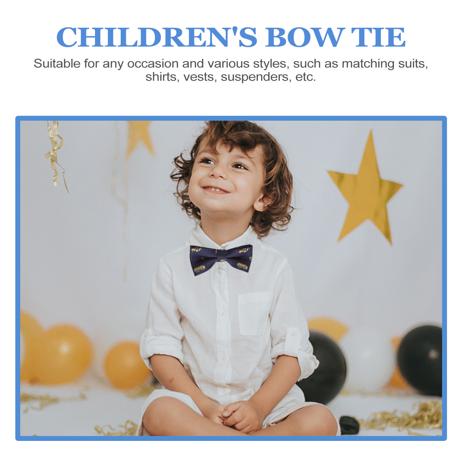 2Pcs Cartoon Bow Tie Kids Adju - Bow Tie Pre Tied recension och pris