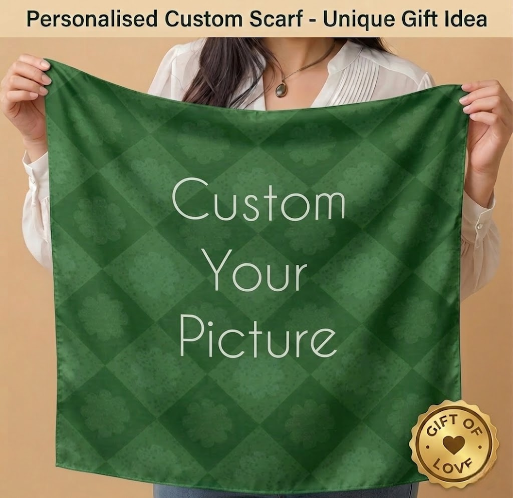 customize Soft Silk Scarf for  - Face Scarf Mask recension och pris