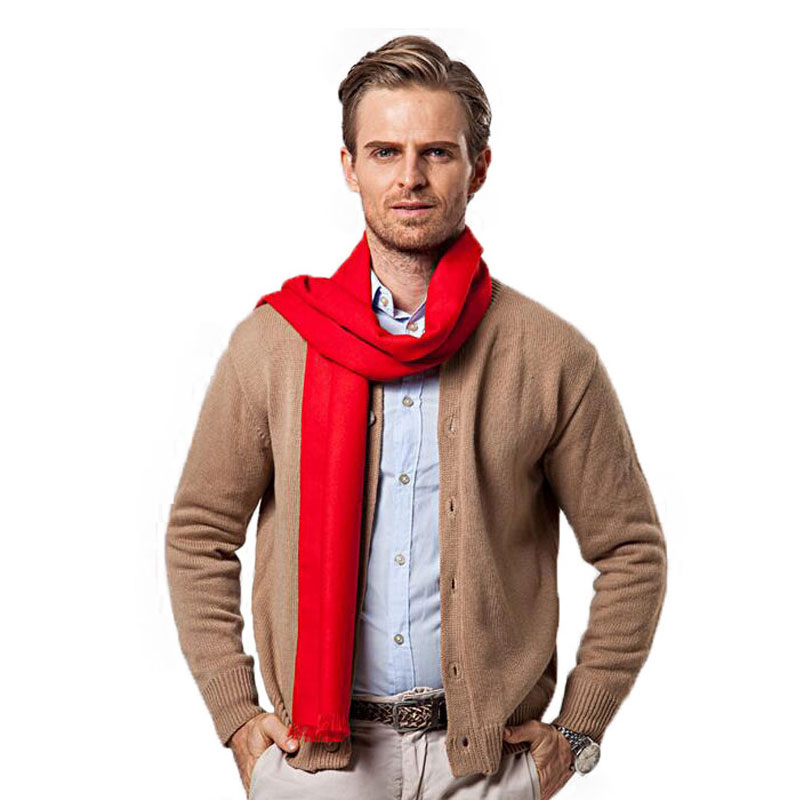 Fashion Winter Solid Color Men - Muffler Men Wool recension och pris