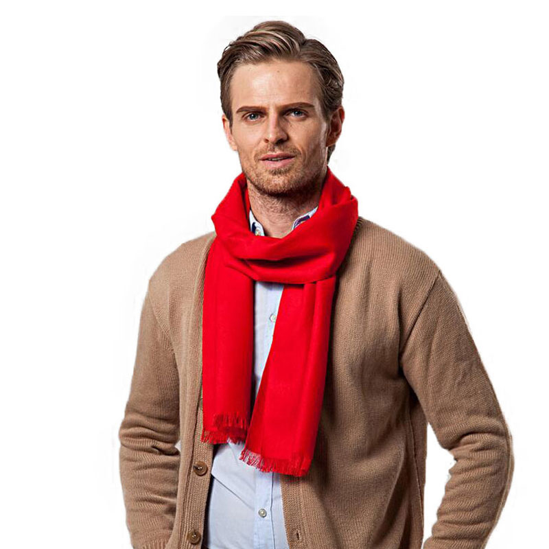 Fashion Winter Solid Color Men - Muffler Men Wool recension och pris