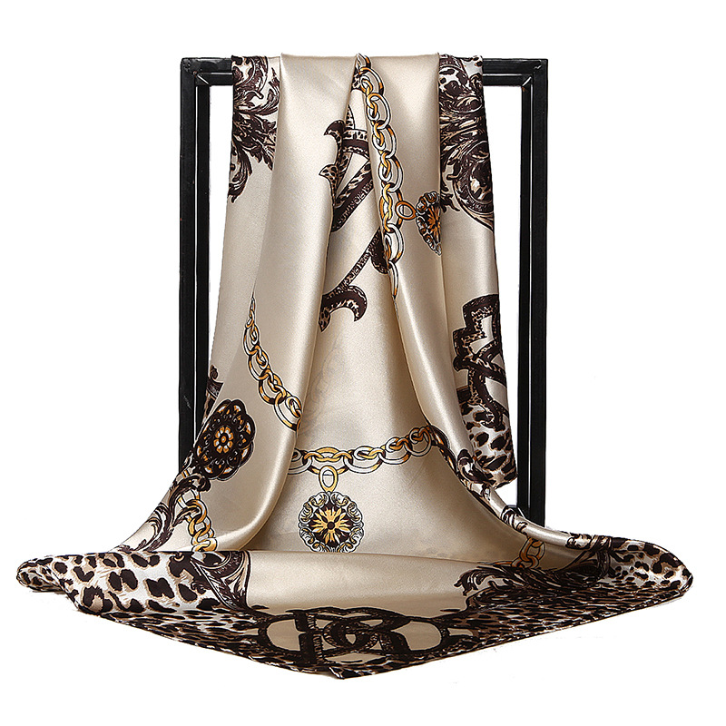 90*90cm Ladies Silk Scarf Band - Face Scarf Mask recension och pris