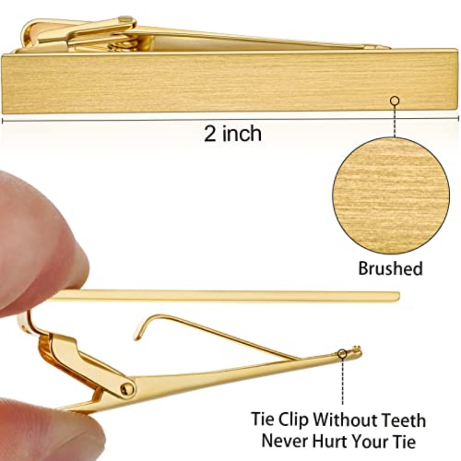 HAWSON 2 inch Tie Clip for Men - Tie Bar Set Gift recension och pris