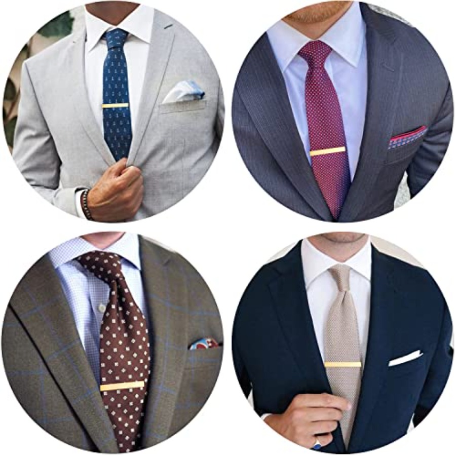 HAWSON 2 inch Tie Clip for Men - Tie Bar Set Gift recension och pris
