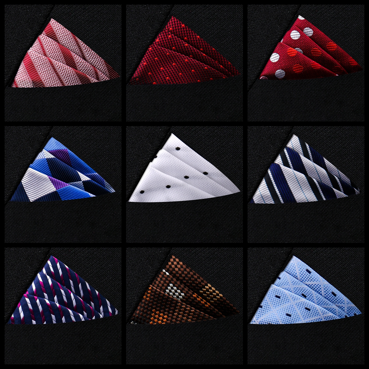 Pocket Square Silk High Grade  - Pocket Square Set recension och pris