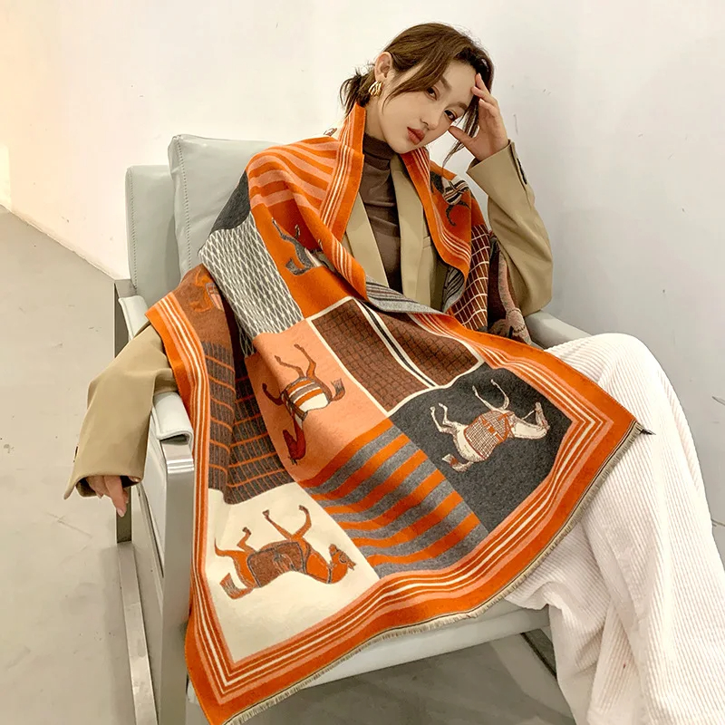 2024 New Luxury Winter Cashmer - Woven Scarf Blanket recension och pris