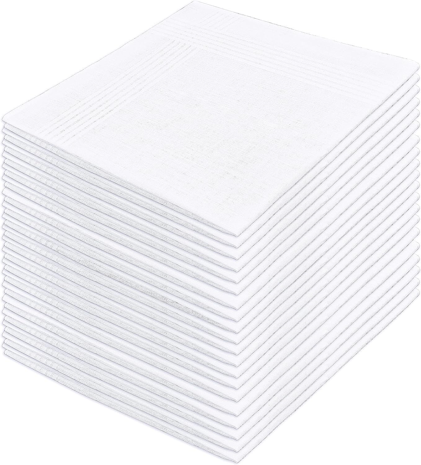 20 Pcs Cotton Handkerchiefs fo - Handkerchief Cotton Men recension och pris