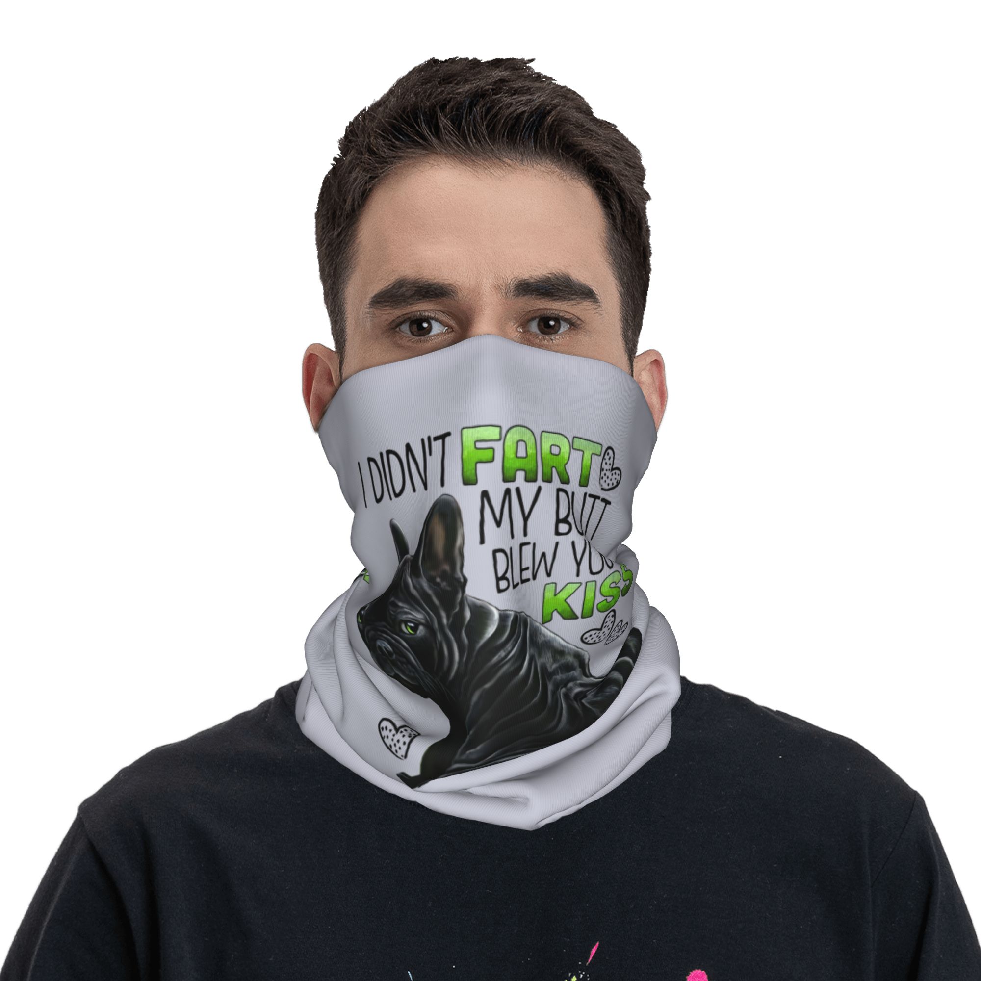 Custom Cute French Bulldog Win - Neck Warmer Tube recension och pris