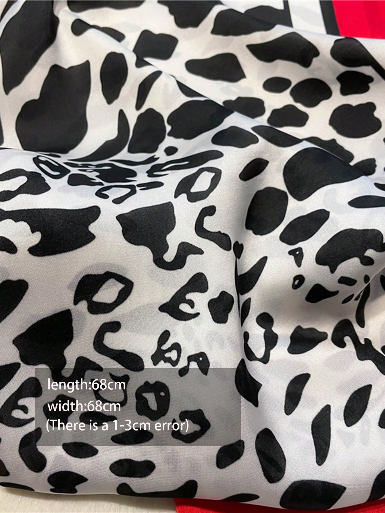 1pc Faux Silk Retro Leopard Pr - Bandana Cotton recension och pris