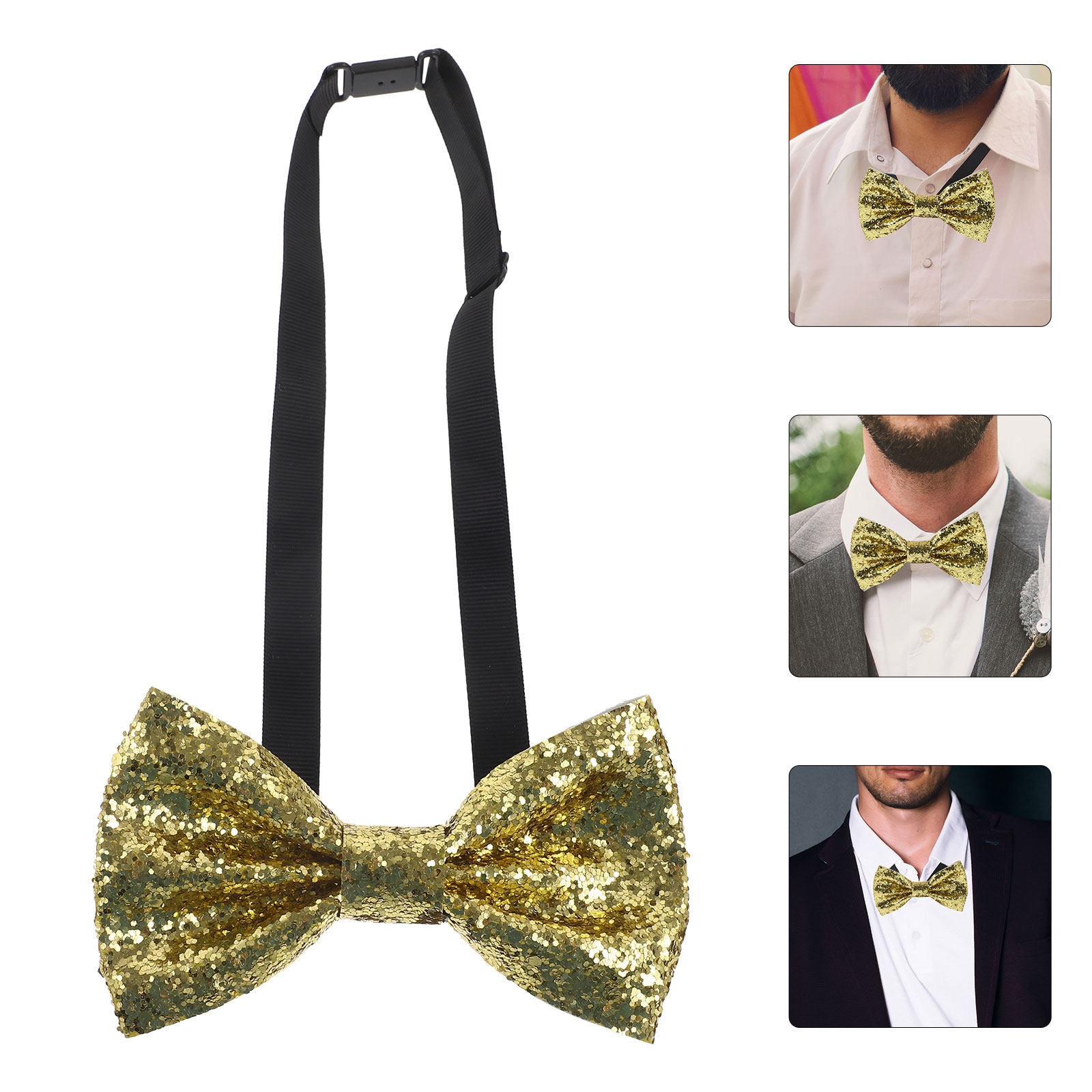 Glitter Bow Tie for Men Pre-Ti - Bow Tie Pre Tied recension och pris