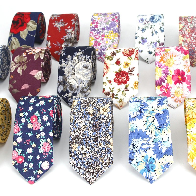 New Floral Tie For Men Women S - Skinny Tie Men recension och pris