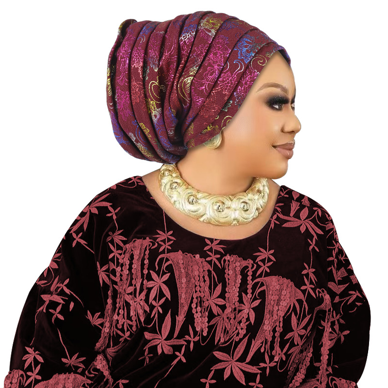 2026 New African Headtie Turba - Head Wrap Turban recension och pris